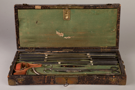 Antique medical equipment.