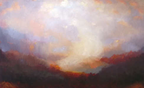 Ascension 2014 (oil on canvas) Landscape