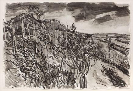 Drumrunie, 1985 (ink wash on paper)