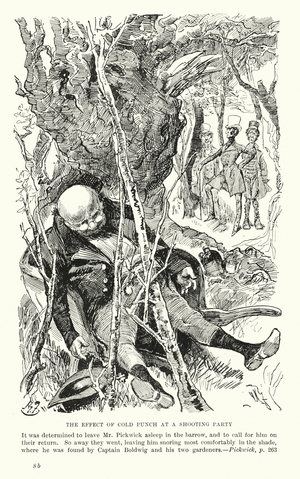 Illustration for Pickwick Papers by Charles Dickens (litho)