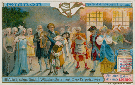 Wilhelm Rescues Mignon (chromolitho)