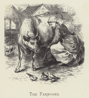 The farmyard (engraving)