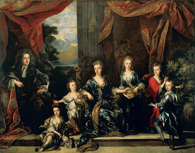 The Marlborough Family, 1697 (oil on canvas)