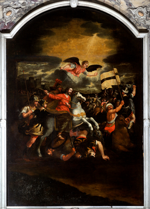 Saint James Matamoros (Moth Killer),   (oil on canvas)