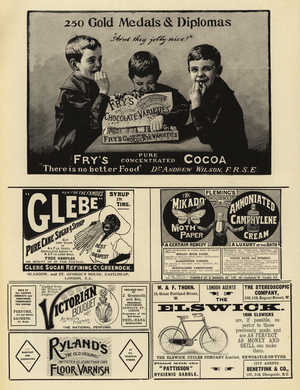Page of Advertisements (engraving)