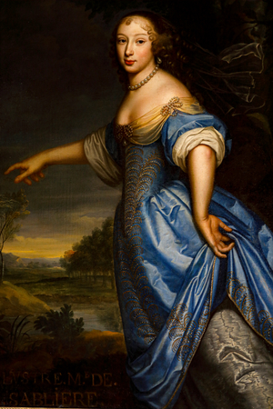 Portrait of Madame de la Sablière. Oil on Canvas