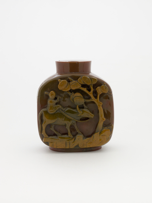 Snuff Bottle with lid (agate)