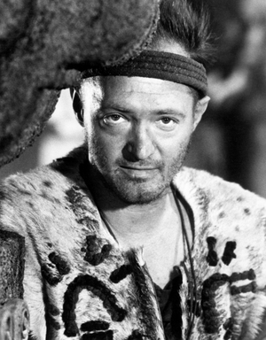 Tracey Walter, Head and Shoulders Portrait, on-set of the Film, "Conan the Destroyer", Universal Pictures, 1984 (b/w photo)