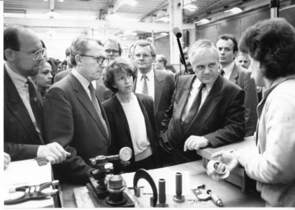 Jacques Delors in Potsdam, Germany, 1991 (photo)