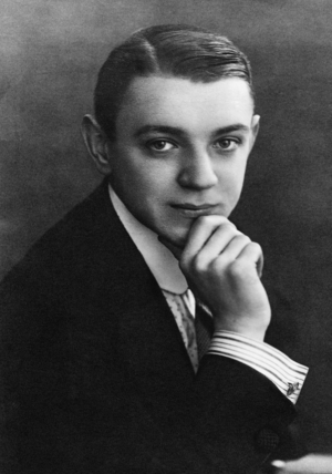 Heinrich George in his youth (b/w photo)