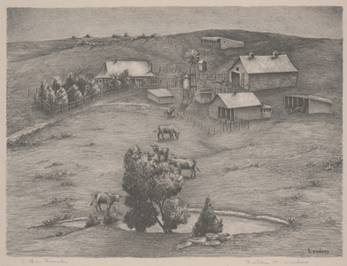 C-Bar Ranch (lithograph)