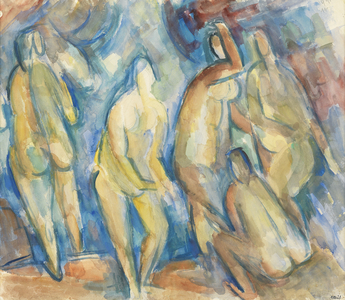 Five Bathers, 1941 (gouache and w/c)