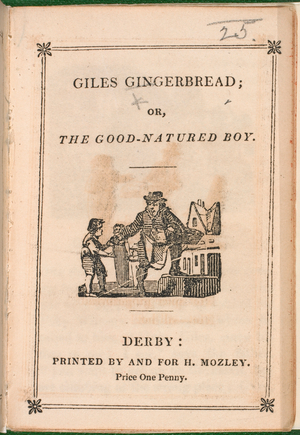Front cover image for the story, Giles Gingerbread.