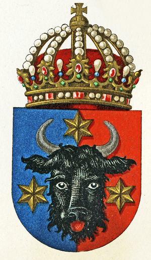 Coat of Arms of Bukovina, c.1898 (colour litho)