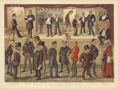 In Vanity Fair (colour litho)