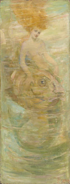Mermaid, c.1889 (oil on canvas)
