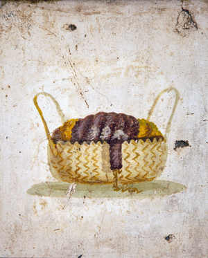 Basket, from Villa Arianna in Stabiae (fresco)