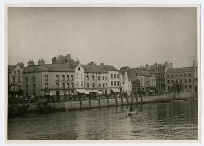 Douglas Quay, Douglas, Isle of Man, 1898 (b/w photo)
