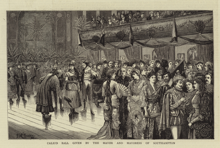Calico Ball given by the Mayor and Mayoress of Southampton (engraving)