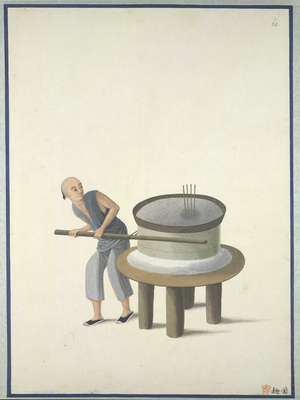 Grinding flour