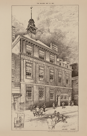 L'Ecole De L'Eglise Protestante Francais De Londres (engraving)