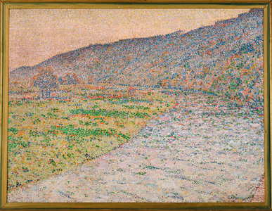 Ruhr-river near Herdecke (painting on canvas)