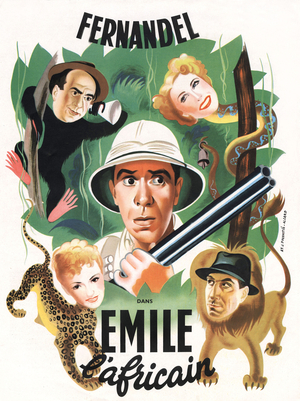 Emile l'africain by Robert Vernay, 1947 (poster)
