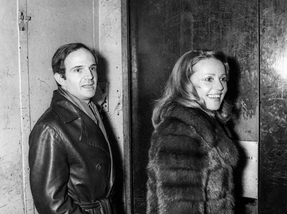 Jeanne Moreau et Francois Truffaut