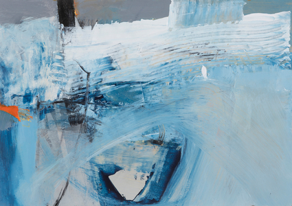 Storm Shore, 2022 (mixed media on paper)