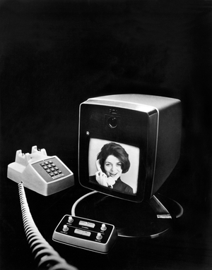 Futuristic Videophone, United States, 1968 (b/w photo)