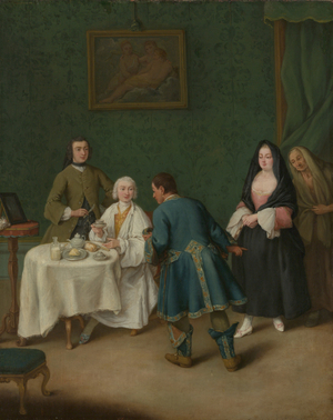 The Temptation, 1746 (oil on canvas)