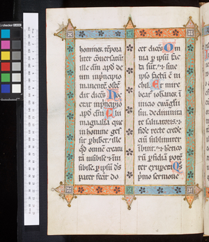 Homiliary for the Christmas season, Germany, 14th century (manuscript)