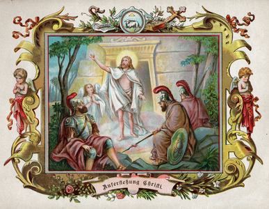 Resurrection of Christ, circa 1900 (engraving)
