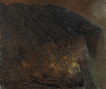 Positano no.6 (Night), 1956 (June) (painting)