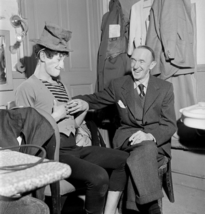 Marcel Marceau, the French mime who created the character Bip ..., 1951 (photo)