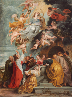 The Assumption of the Virgin, c. mid 1620s (oil on panel)