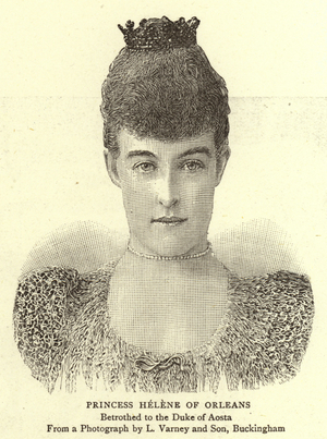 Princess Helene of Orleans (engraving)