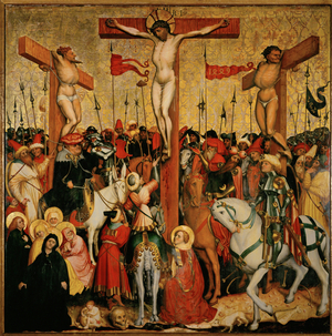 Crucifixion (painting on wood)