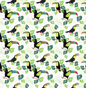 Toucan repeat pattern (print)