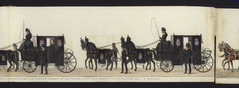 Part of the Panoramic View of the Entire Funeral Procession of Arthur, Duke of Wellington (coloured aquatint)
