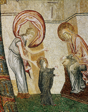 The first steps of the Virgin