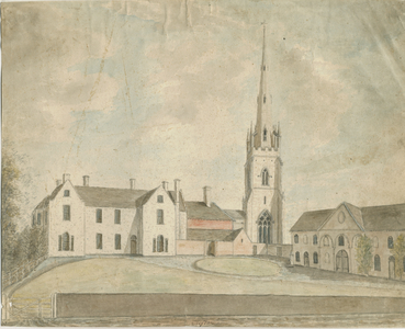 Clifton Campville Church: water colour painting, nd [c 1790] (painting)