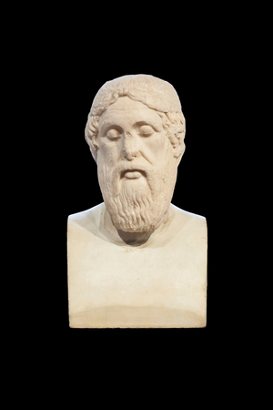 Head of Homer, Epimenides type (Parian marble)