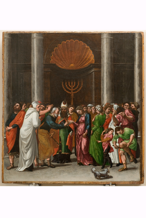 Marriage of Mary, 1525 (oil on panel)