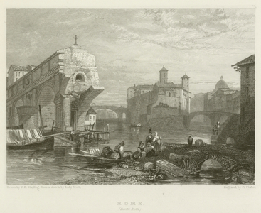 Rome, Ponte Rotti (engraving)