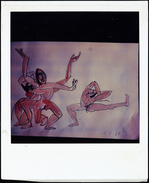 PICASSO POLAROIDS & TRAVEL TRANSPARENCIES (drawing)