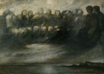 Christ and the Twelve Apostles (oil on canvas)