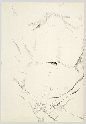 Torso, 1940 (ink on paper)