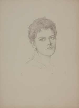 Lady Rodd, 1894 (pencil on paper)