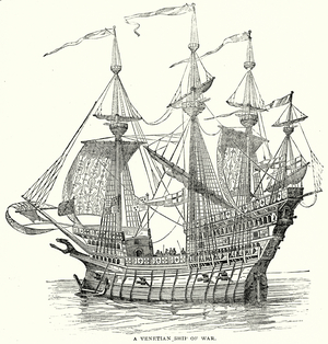 A Venetian Ship of War (engraving)